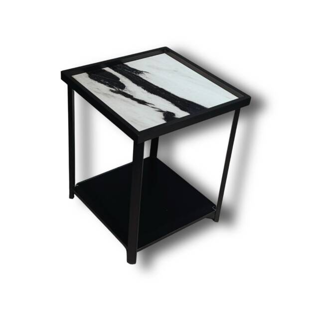 Zebra side table