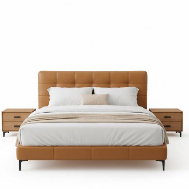 Saddle Leather Bed-set